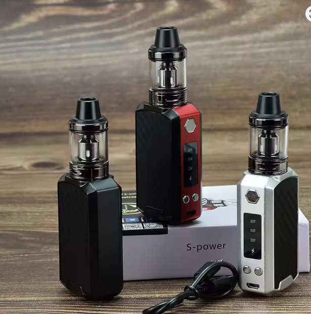 wolfcoolvape 80W Vape Mod Box Kit with 2200mAh Battery LED Display Vaporizer E-Cigarette Starter Kit Vape Pen for Vapers